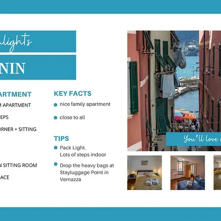 El Nin With Terrace & Ac Vernazza